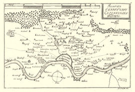 KÖLN/Alte Landkarten - Accurata Territorii Coloniensis Descriptio