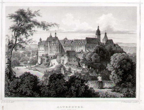 ALTENBURG/Alte Stadtansichten - Das Schloss