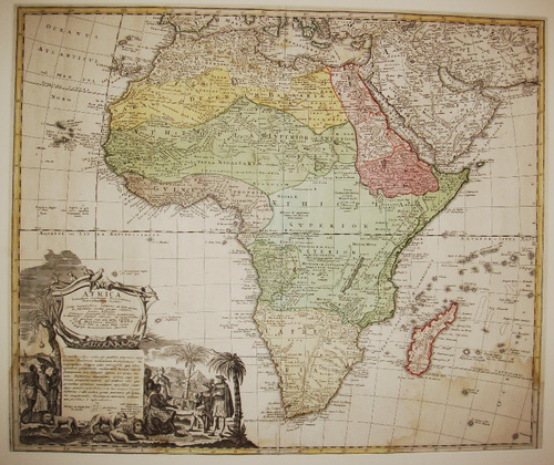 AFRIKA/Alte Landkarten - Africa secundum legitimas Projectionis...