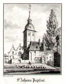 KÖLN/Alte Stadtansichten - St. Johann Baptist