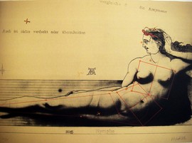 Eine Nymphe aus Wien/Moderne Kunst -  Paul WUNDERLICH