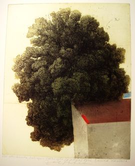 Angelehnter Baum/Moderne Kunst -  Safet ZEC