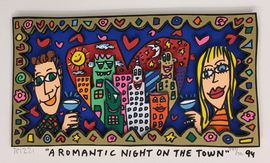 A romantic Night on the Town/Moderne Kunst -  James RIZZI