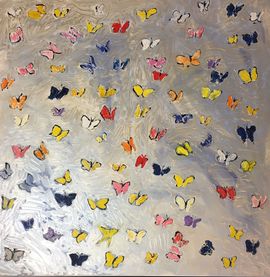 ninety-nine butterflies/Moderne Kunst -  Thomas WALLMEYER