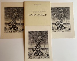 Catalogue raisonné de L'oeuvre Gravé et Lithographié de Lucien Coutaud  avec une préface par Jean Adhémar/Moderne Kunst -  Lucien COUTAUD