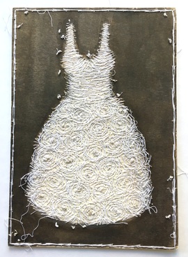 Rosenkleid, Votivbild 25/Moderne Kunst -  Susanne WALTERMANN