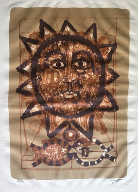 Sonnengott/Moderne Kunst -  Pierre JACQUOT