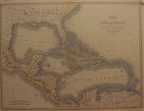 AMERIKA/Alte Landkarten - Carte du Golfe du Mexique