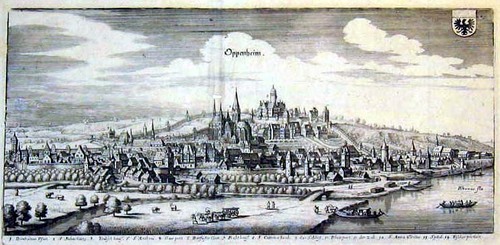 OPPENHEIM/Alte Stadtansichten - Gesamtansicht
