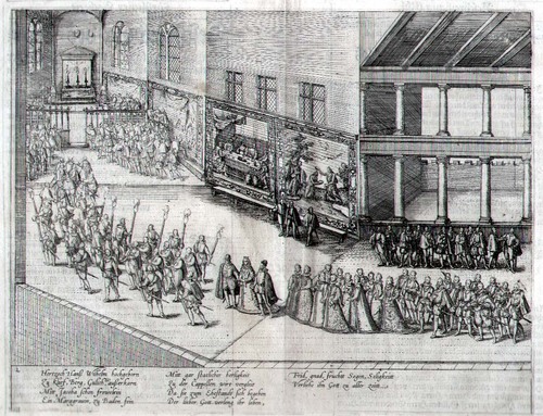 DÜSSELDORF/Alte Stadtansichten - Jülichsche Hochzeit am 22. Juni 1585