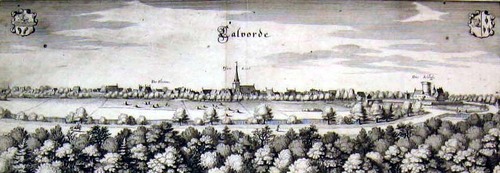 CALVÖRDE/Alte Stadtansichten - Gesamtansicht " Calvorde "