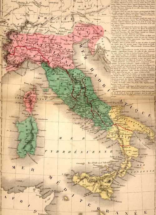 ITALIEN/Alte Landkarten - Italie Ancienne