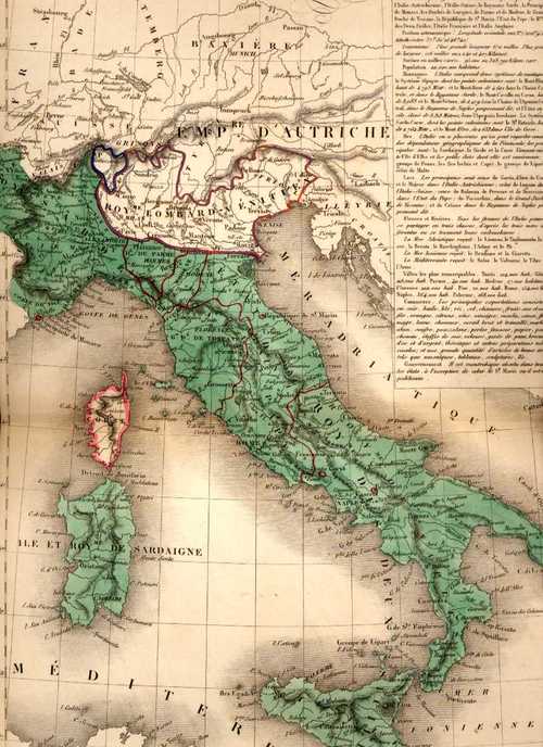 ITALIEN/Alte Landkarten - Italie