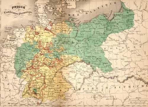 DEUTSCHLAND/Alte Landkarten - Prusse et Confédération Germanique
