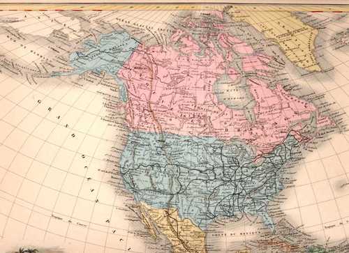 AMERIKA/Alte Landkarten - Amérique septentrionale