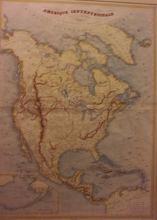 AMERIKA/Alte Landkarten - Amerique Septentrionale