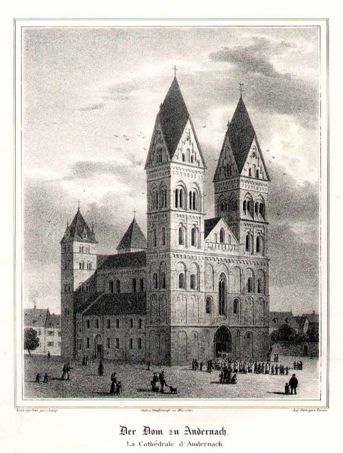 ANDERNACH/Alte Stadtansichten - Der Dom zu Andernach