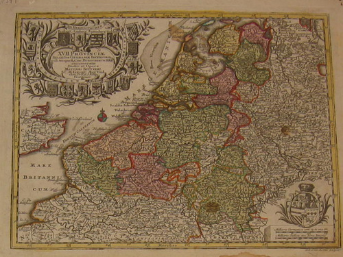 BENELUX/Alte Landkarten - XVII Provinciae Belgii...