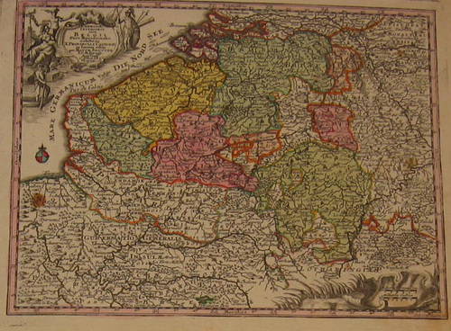 BENELUX/Alte Landkarten - Germaniae inferioris sive Belgii...
