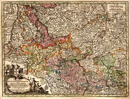 DEUTSCHLAND/Alte Landkarten - Synopsis Circuli Rhenani Inferioris...