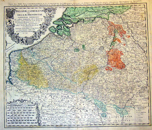 BENELUX/Alte Landkarten - Belgivm catholicvm seu decem Provinciae...