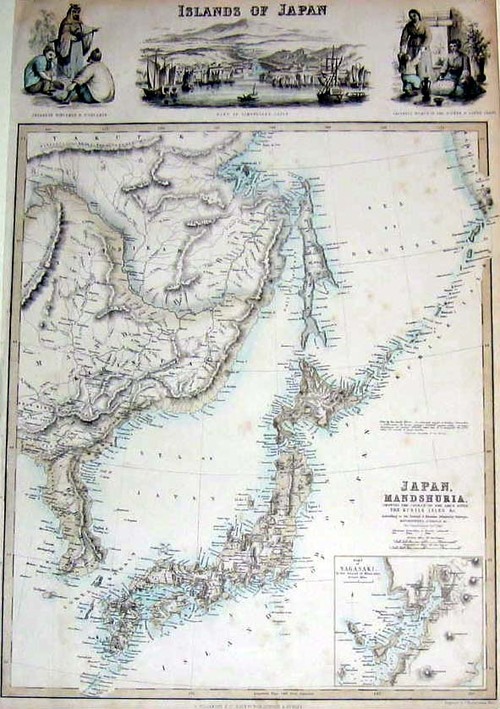 ASIEN/Alte Landkarten - Islands of Japan