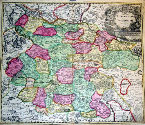 NIEDERSACHSEN/Alte Landkarten - Ducatus Luneburgici et Comitatus Dannebergensis...