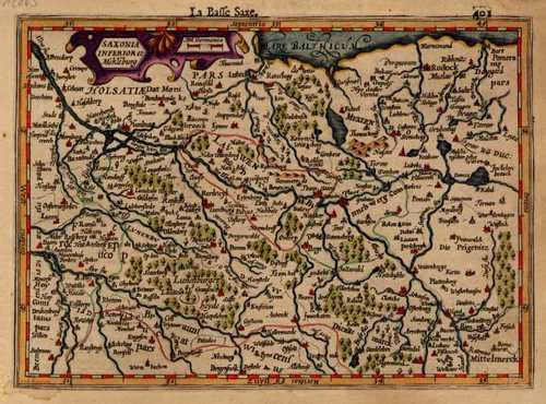 NIEDERSACHSEN/Alte Landkarten - Saxonia Inferior et Mekleburg