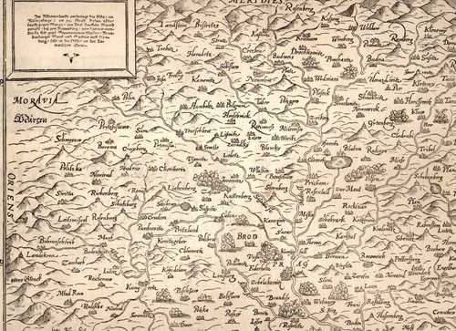 OSTEUROPA/Alte Landkarten - Böhmen " Boehemer Königreich "