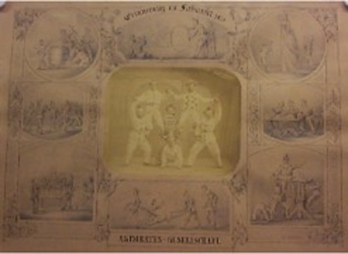 KARNEVAL/Varia - Erinnerung an Fastnacht 1876, Akrobaten-Gesellschaft