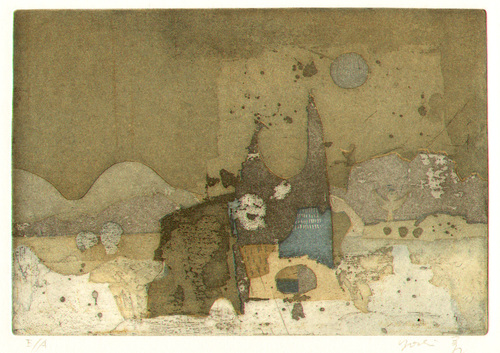 Collines au Clair de la Lune/Moderne Kunst -   Yoshi TAKAHASHI
