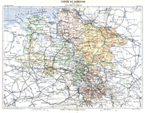 NIEDERSACHSEN/Alte Landkarten - Carte du Hanovre