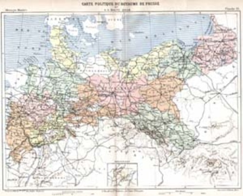 DEUTSCHLAND/Alte Landkarten - Carte Politique du Royaume de Prusse