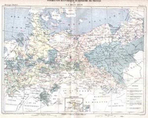DEUTSCHLAND/Alte Landkarten - Formation Historique du Royaume de Prusse