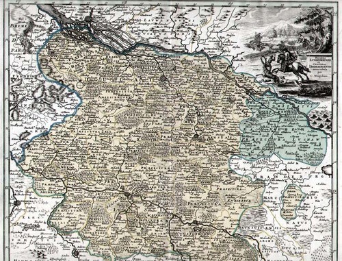 NIEDERSACHSEN/Alte Landkarten - Ducatus Lvnebvrgensis et Comitatus Dannebergensis
