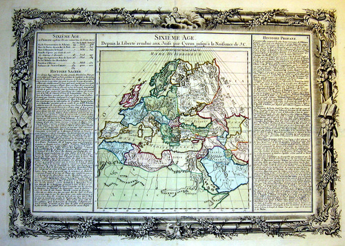 EUROPA/Alte Landkarten - Sixiême Age. Depuis la Liberté rendué aux Juifs par Cyrus jusqu'a la Naißance de J.C.