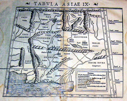 ASIEN/Alte Landkarten - Tabvla Asiae IX
