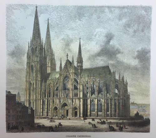 KÖLN/Alte Stadtansichten - Der Dom zu Köln
