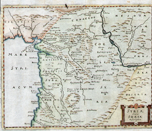 AFRIKA/Alte Landkarten - Syriae sive Soriae Descriptio