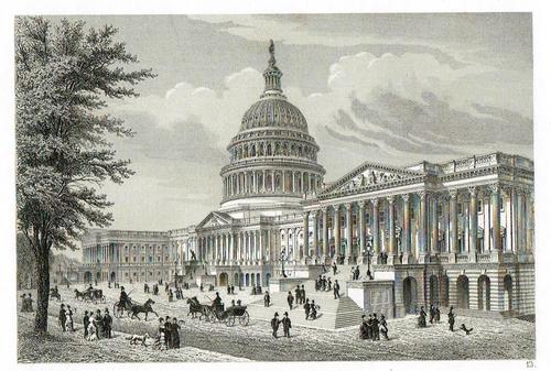 AMERIKA/Alte Stadtansichten - Das Capitol in Washington