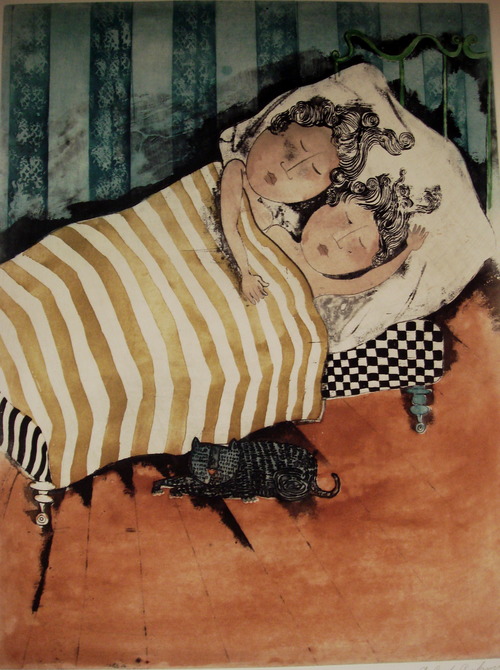 Les Enfants endormis/Moderne Kunst -  Graciela RODO-BOULANGER
