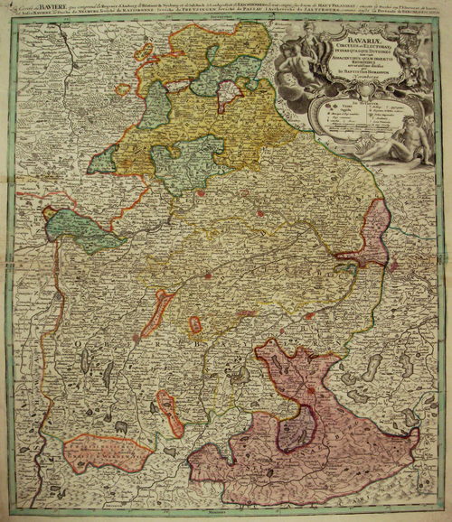 BAYERN/Alte Landkarten - Bavariae Circulus et Electorat in suasquasque Ditiones...