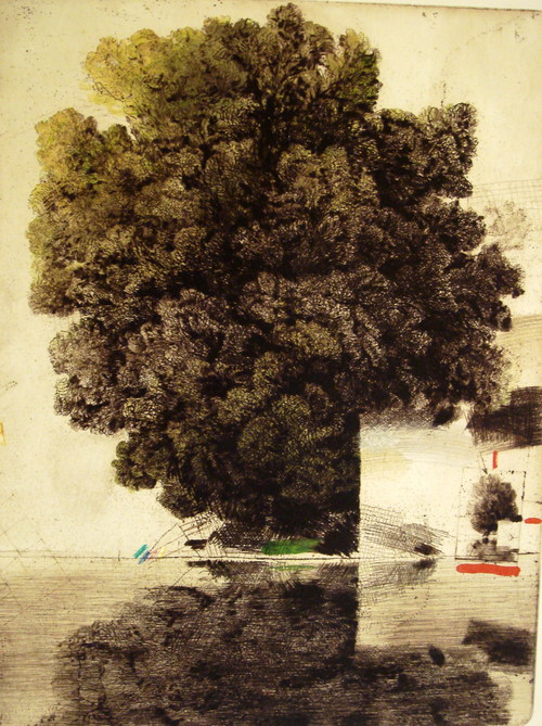 Baum am Wasser/Moderne Kunst -  Safet ZEC