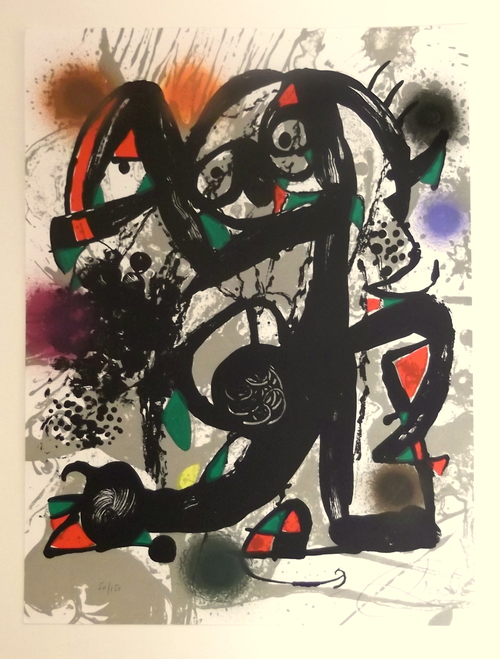 Für Lithograph III, Lithographie VII/Moderne Kunst -  Joan MIRO