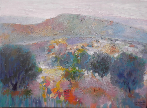 Landschaft, Olivenbäume/Moderne Kunst -  Joseph BAKIR