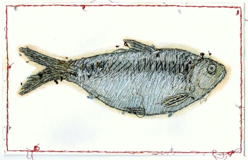 Fisch,  Votivbild 164/Moderne Kunst -  Susanne WALTERMANN
