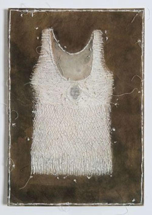 Unterhemd ( Votivbild 133 )/Moderne Kunst -  Susanne WALTERMANN