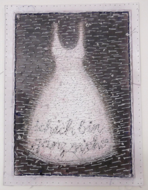 Weißes Kleid, ich bin ganz sicher ( Votivbild 156 )/Moderne Kunst -  Susanne WALTERMANN