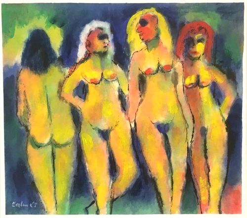 Vier Frauen/Moderne Kunst -  Peter CALMÉS