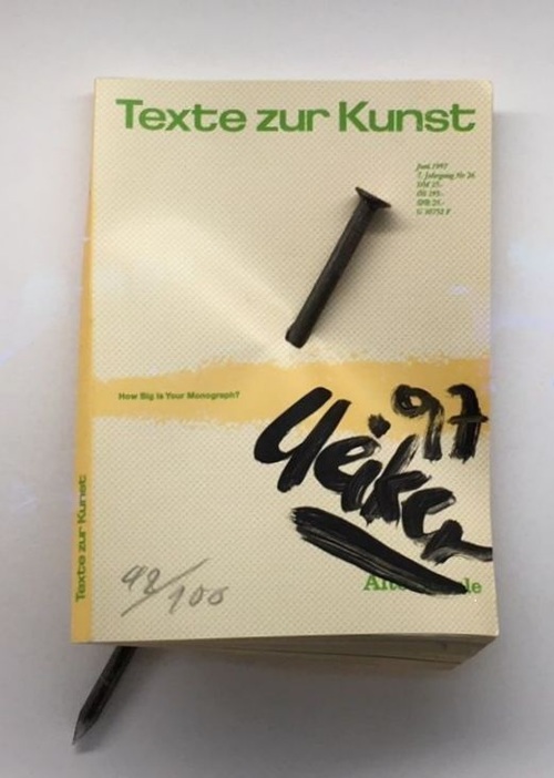 Texte zur Kunst/Moderne Kunst -  Günther UECKER
